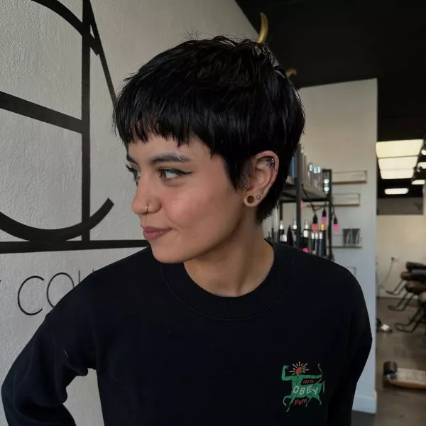 Alternative cut styled at Alchemy Collective Hairlab